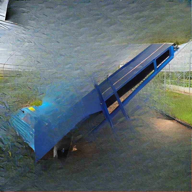 

Multifunctional mobile silt machine, seedling raising, planting soil, crushing manure, construction waste, large conveyor belt