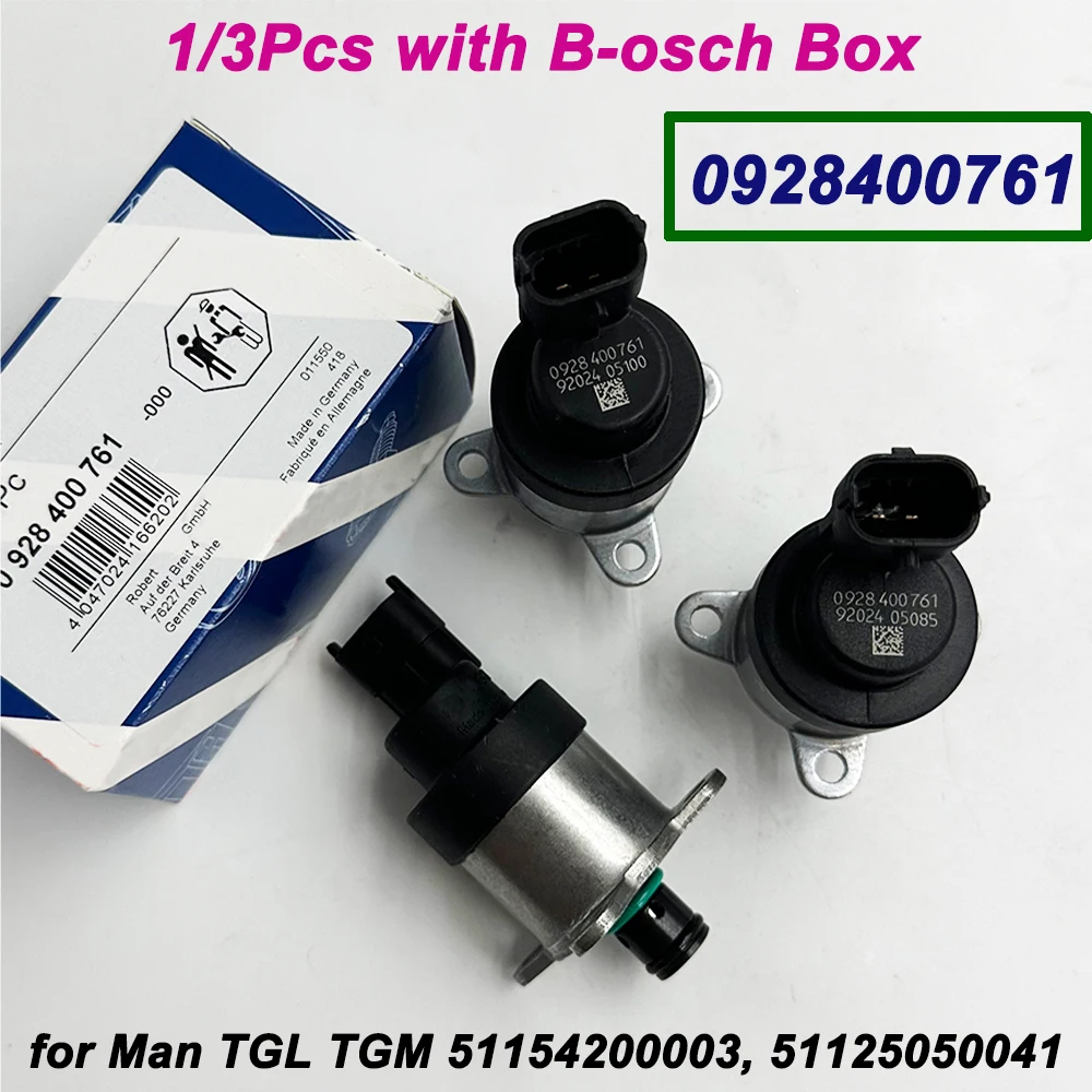 

1/3PCS 0928400761 High Quality Fuel Injection Common Rail Regulator Pressure Metering Valve For V-W M-AN TGL TG M 51125050041