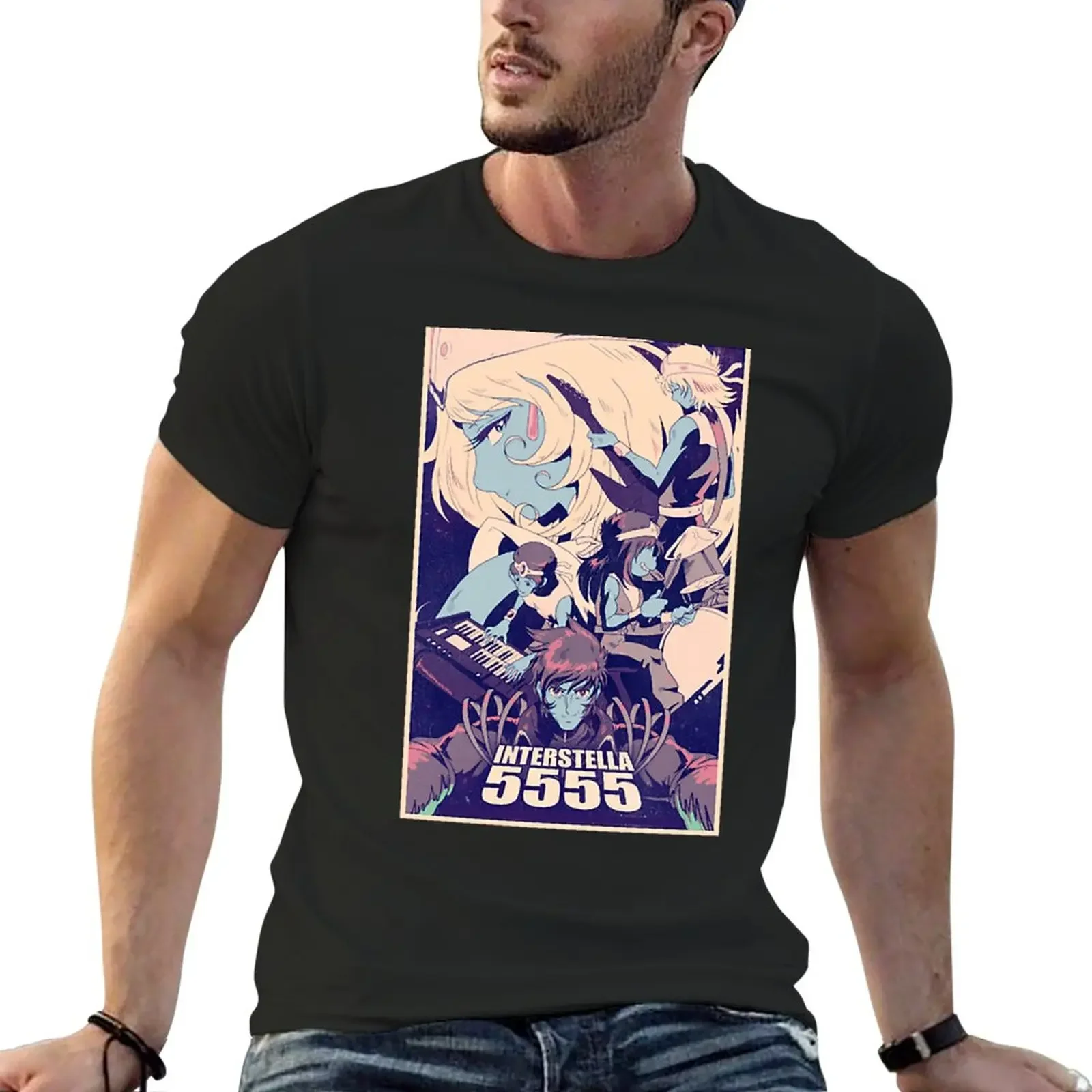 New Interstella 5555 T-Shirt quick-drying new edition customs design your own t shirts for men cotton