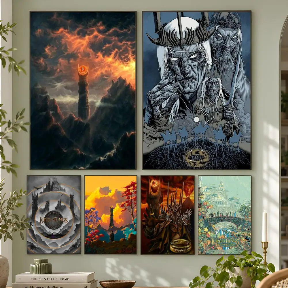 The L-Lord Of The Rings Decorative Poster Wall Art Home Decor Living Room Bedroom Office Dorm Apartment Gift