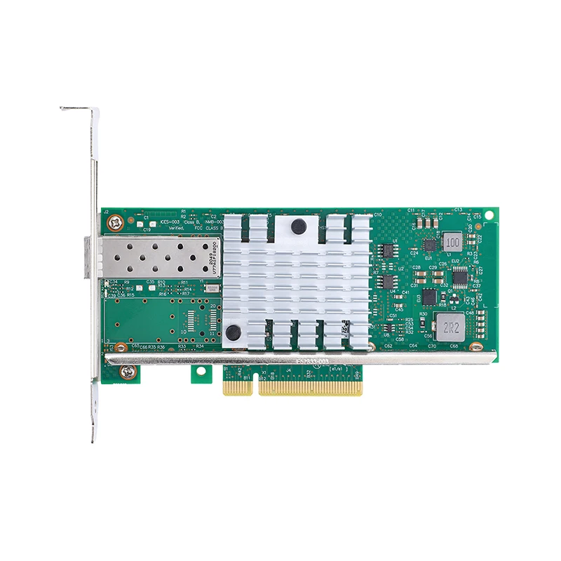Xike 10G SFP+ Network Card Intel X520-DA1 Main Controls Transmission Rate 1GbE/10GbE PCIex8 full-height, half-height universal