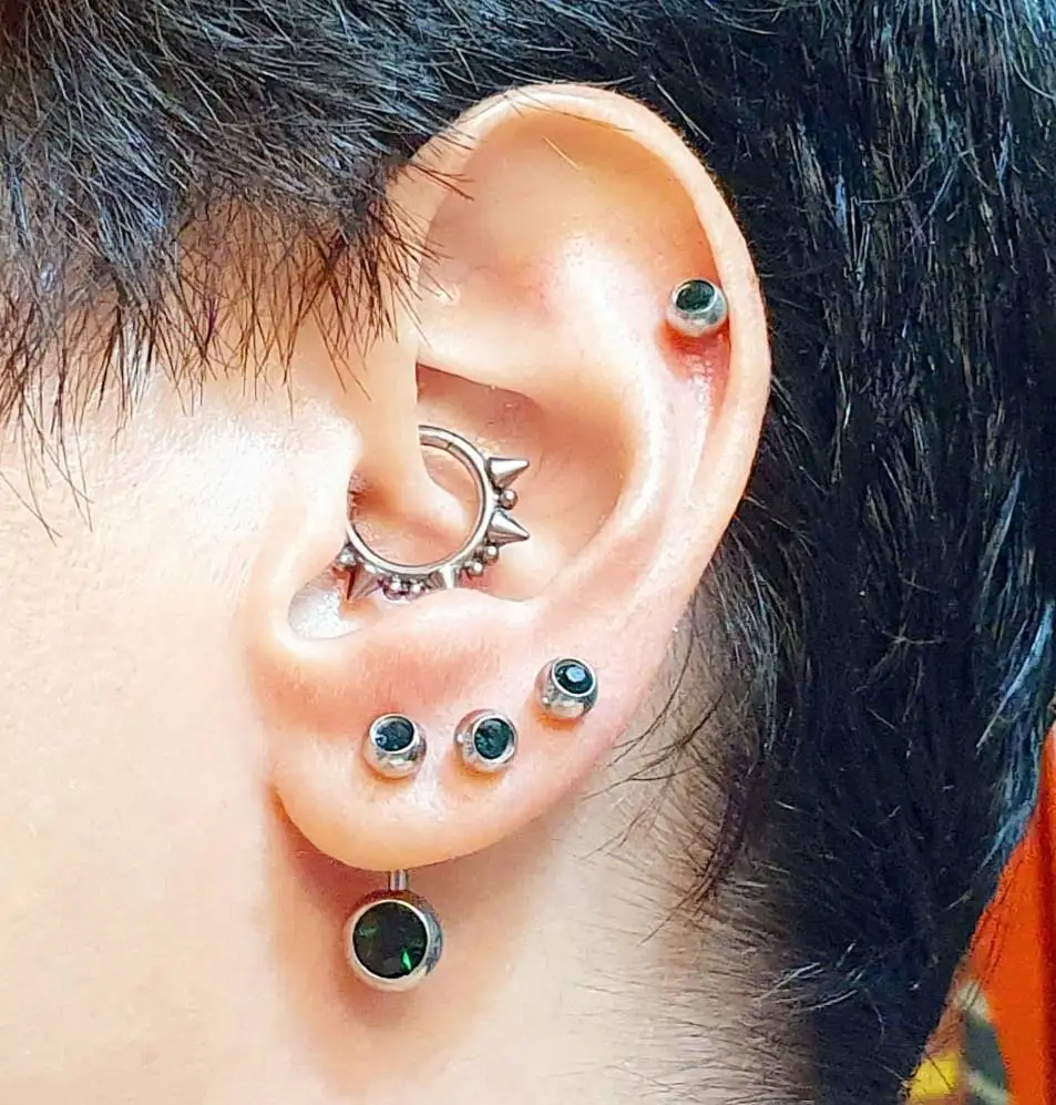 Piercings de Ombligo de acero inoxidable para hombres y mujeres, pendientes de Ombligo, anillos gemas, Piercing de Ombligo, joyería de cuerpo Punk, 10 piezas