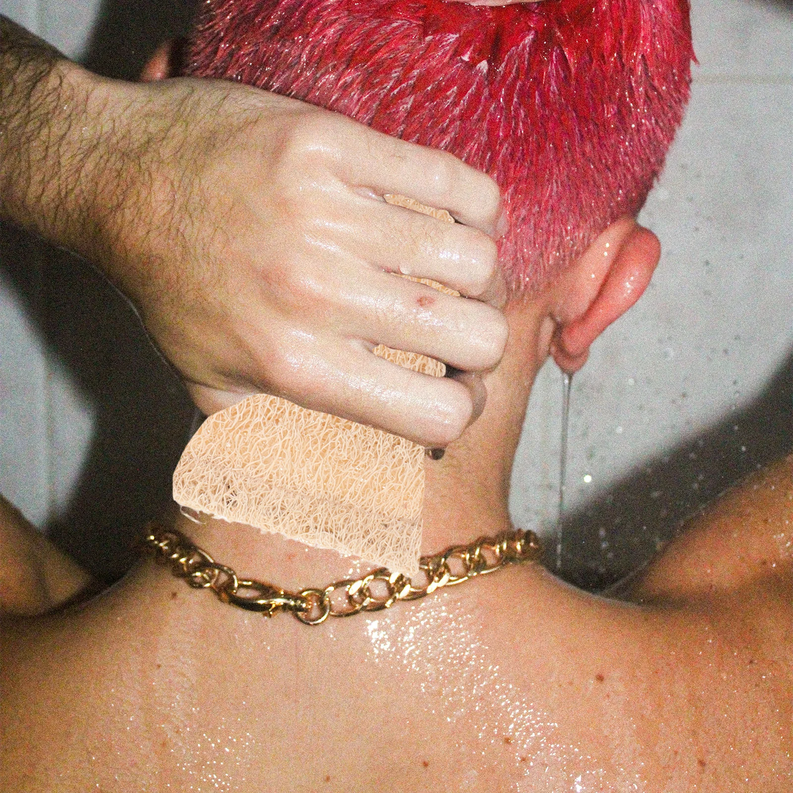 

Body Exfoliating Loofah Sponge Shower Accessory Firm Material Rich Lather Massage Design Long Lasting Bath Sponge for Shower