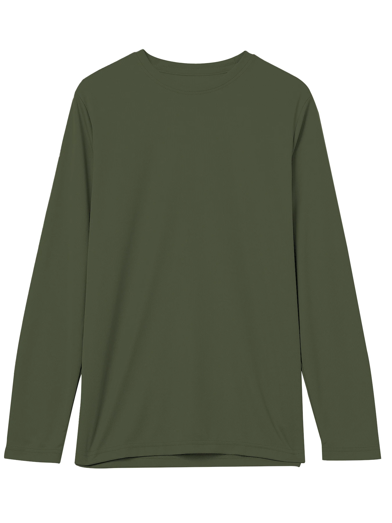 Herren Langarm-Sonnenschutz-Shirt Leichtes Workout UV-Schutz Schnelltrocknend Wander-T-Shirt Radsport Angeln Sportoberteil – Detail 13
