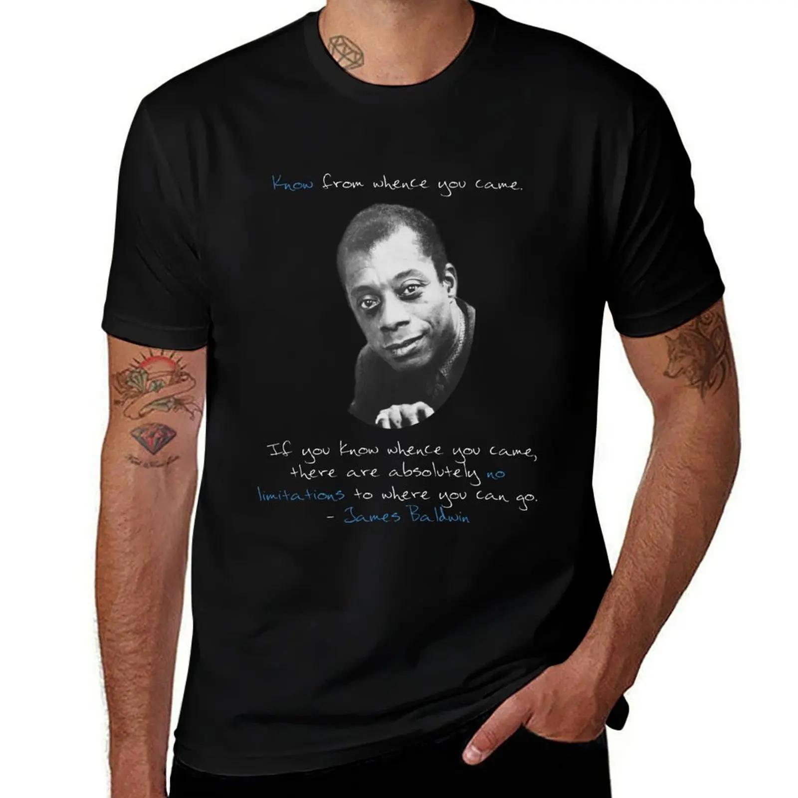 

James Baldwin T-Shirt anime tshirt cheap stuff essential t shirt t shirt for men