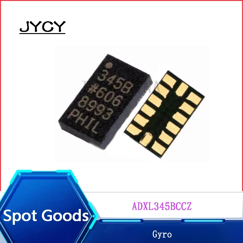 2PCS/lote ADXL345BCCZ NEW 345B ADXL345BCCZ-RL7  LGA14  Digital accelerometer Attitude sensor gyroscope