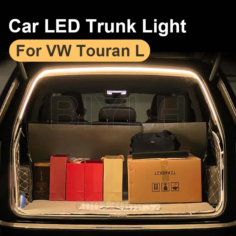 

Customized LED Trunk Light For Volkswagen Touran L Car Atmosphere Light Tail Box Lighting Modification Parts Interior Decoration