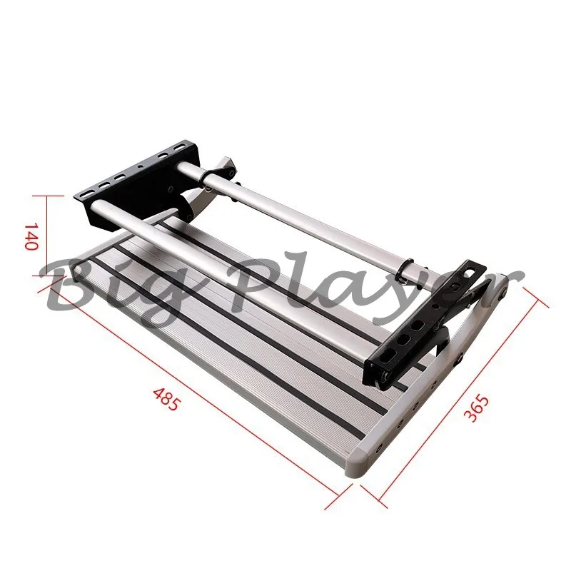 دواسة يدوية تلسكوبية دواسة السيارة مقطورة السفر خطوة السرير سيارة طبقة واحدة الملحقات #4