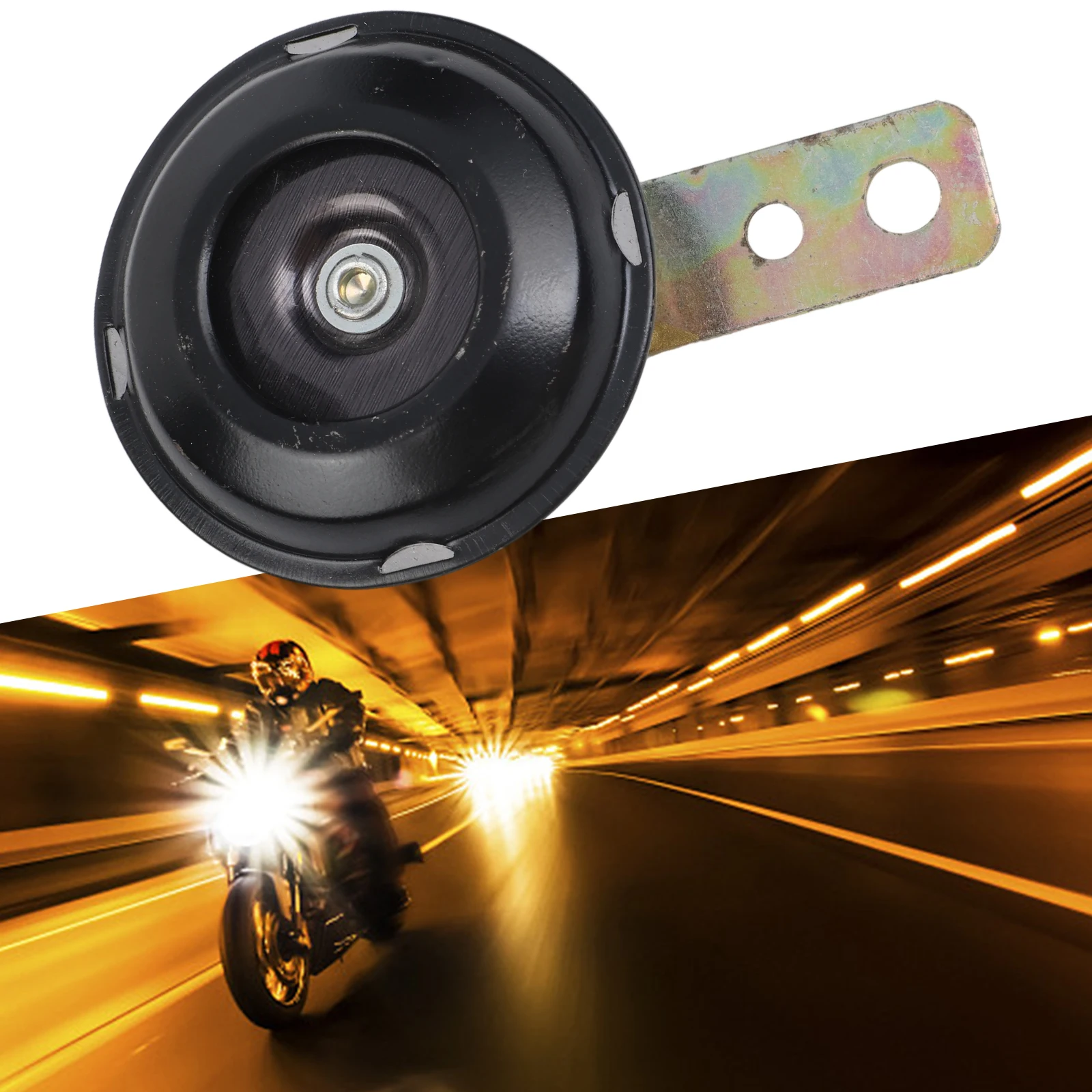 Сменные аксессуары для мотоциклов, новый высококачественный звуковой сигнал для мотоцикла, 1 шт., 12 В, 1,5 А, 12 В, черный электрический звуковой сигнал