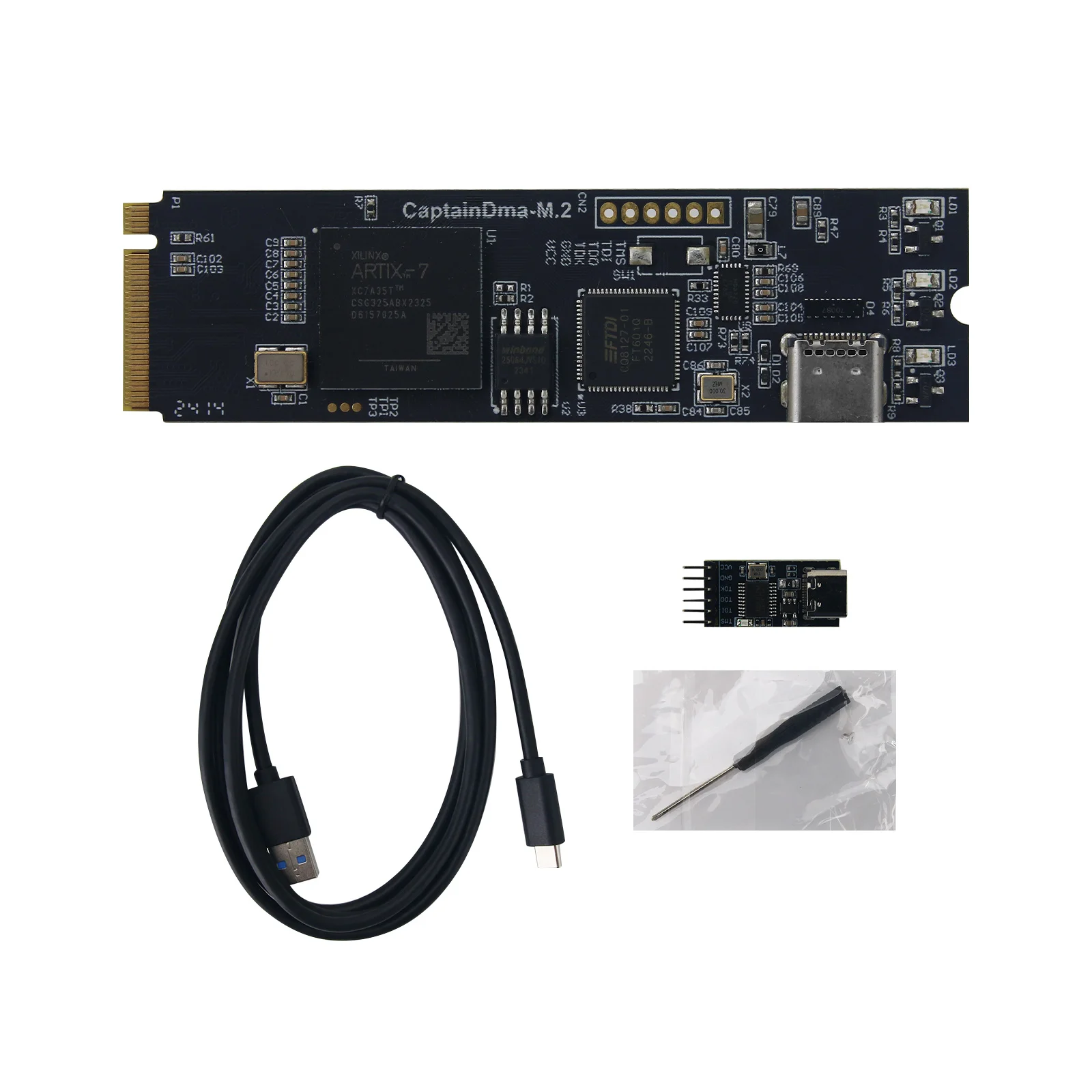 M2 High Speed DMA Board Direct Memory Access Board PC External Development Board with Pre-flashed Customized Firmware