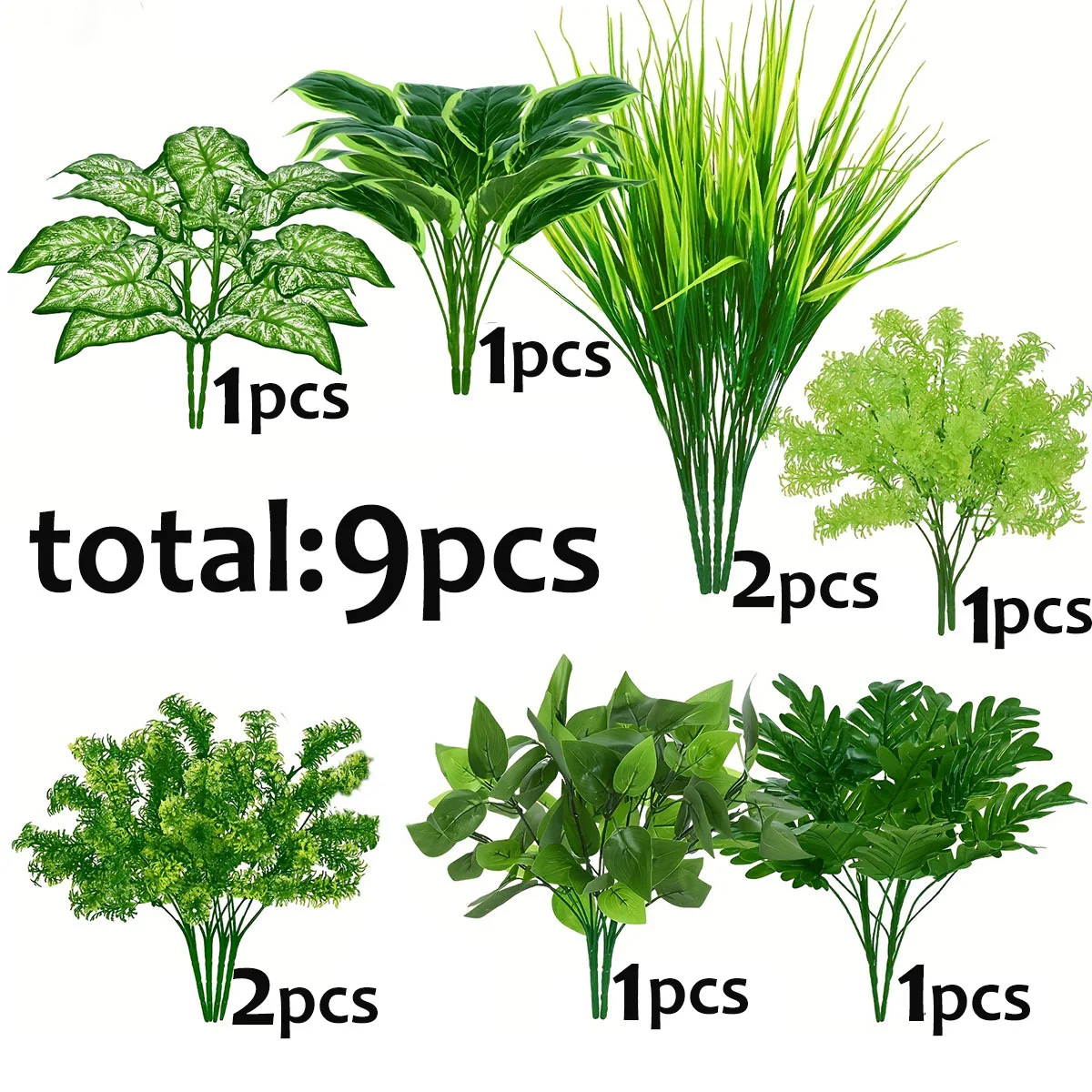 Artificial Greenery Stem Set — product detail 2