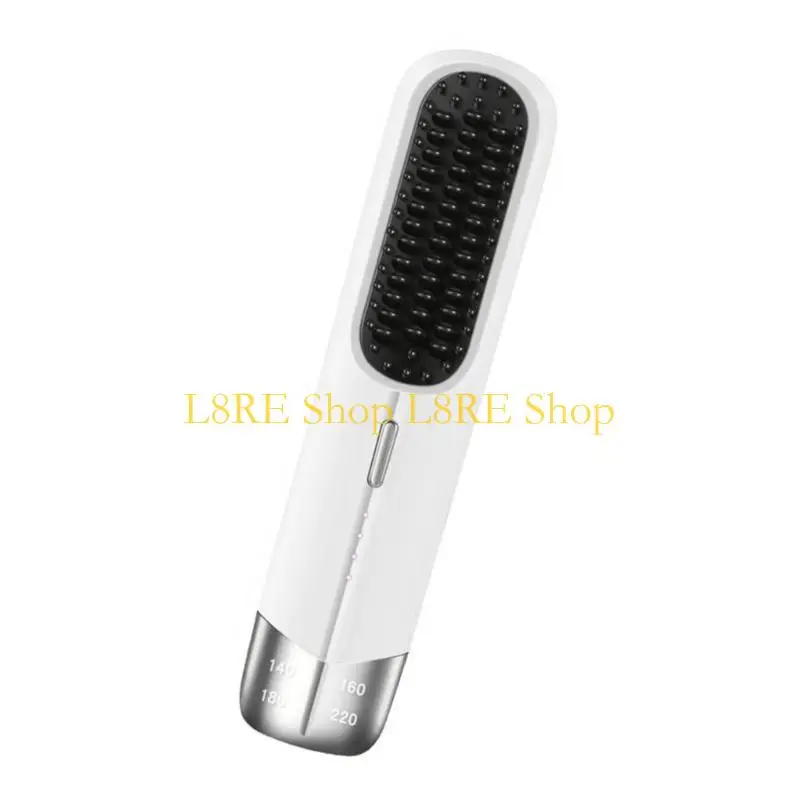 L8RE Straight Hair Comb Hair Straightener Brush Suitable for Travel and Home Use