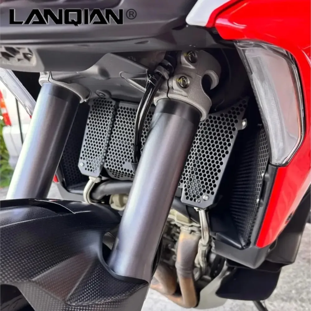 For Ducati Multistrada V4 S V4 Pikes Peak V4 Rally /S Sport V4 RS Radiator Cylinder Head Guard Complete and Oil Cooler Cover Set