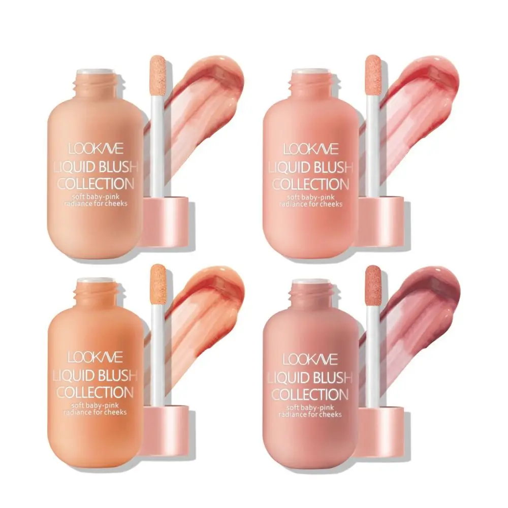 Blush liquide waterproof pour le visage, crème teintée naturelle pour les joues, résistant à la sueur, pigment rose nude