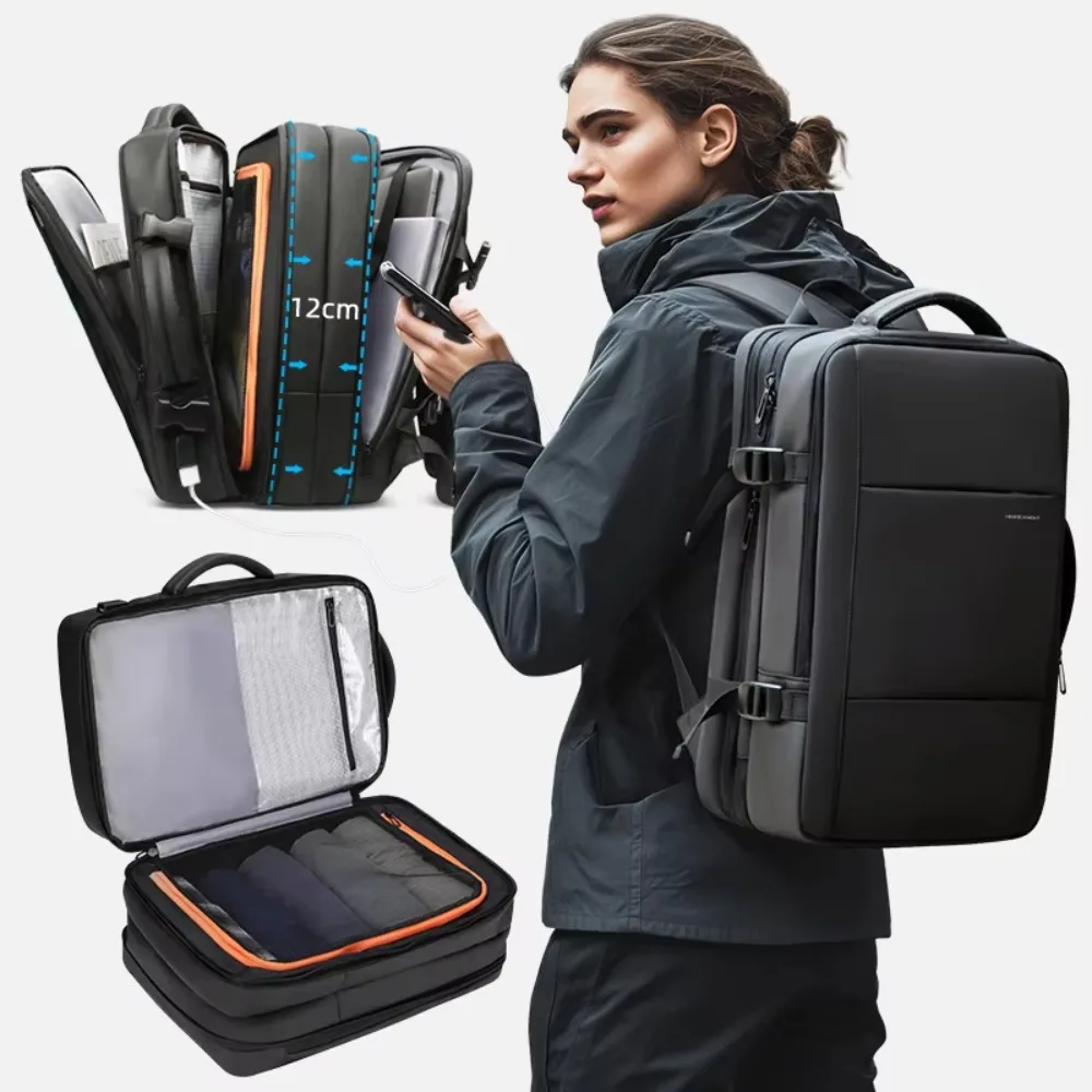 

Hero Knight OEM/ODM Custom Fashion Multi-functional Waterproof Large Travel Bag for Men Recycled Material Laptop Backpack