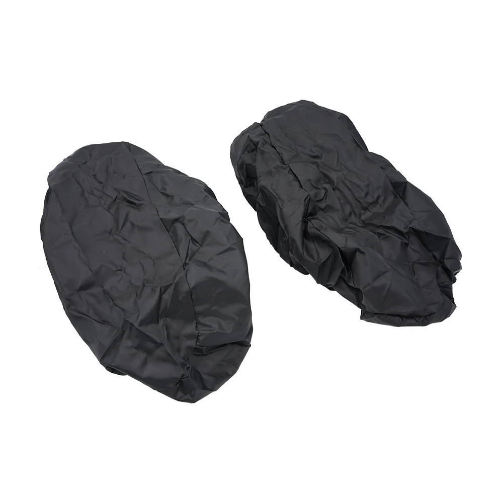 Alforje da motocicleta alto-falante tampa cobre chuva poeira tampa de áudio para harley touring electra street glide flht flhr peças à prova dwaterproof água