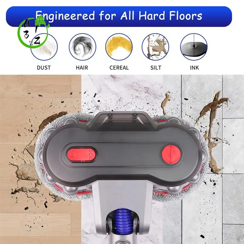 

A31Z-насадка для швабры для пола для пылесоса Dyson V12 Slim/V10 Slim, насадка для электрической швабры со съемным резервуаром для воды и шваброй