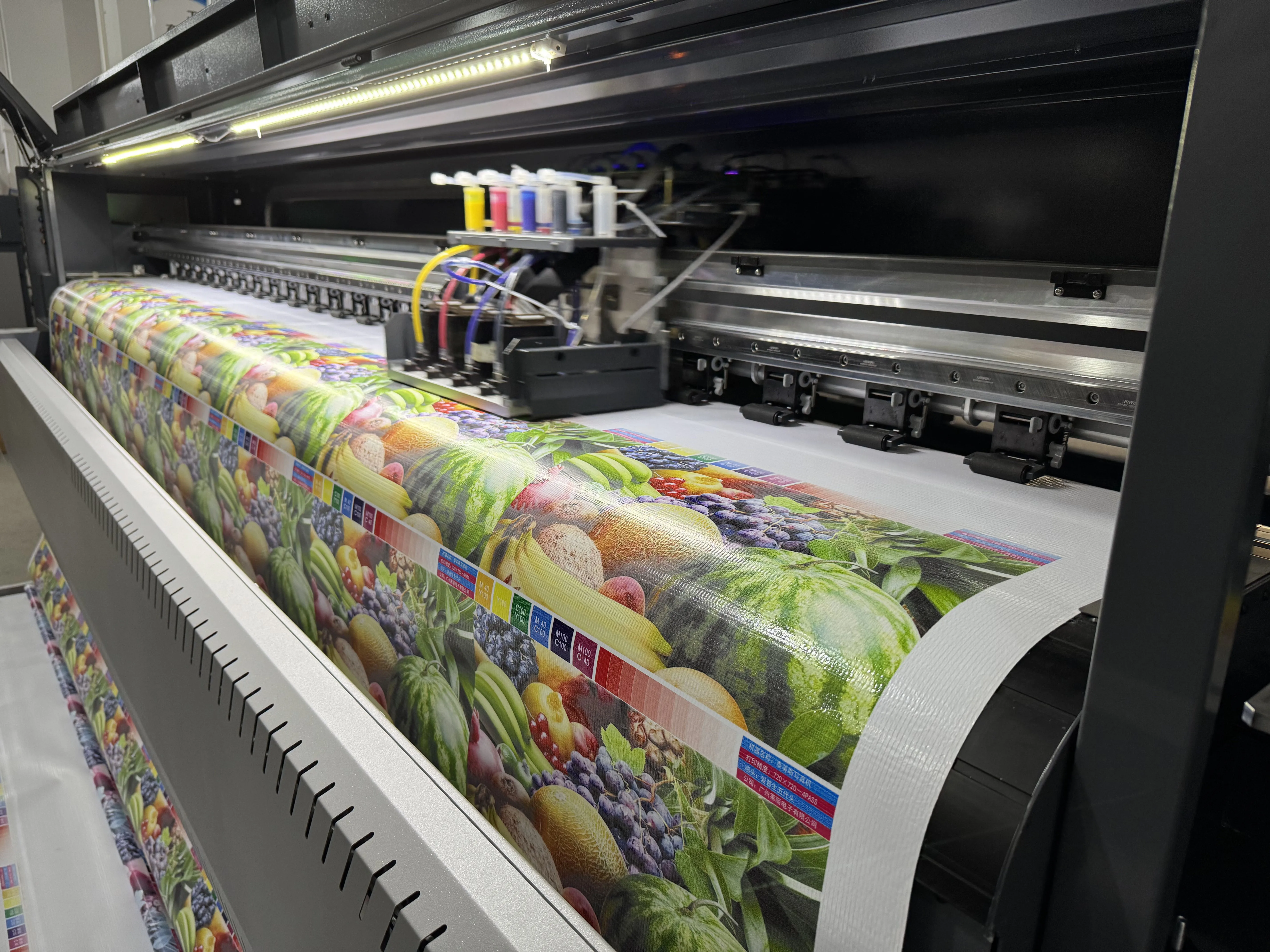 10ft Flex Banner Printer with 4pcs or 8pcs Konica 512I Printheads High Speed Printing
