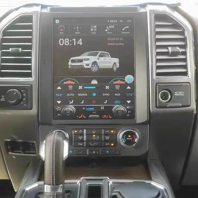 اندرويد 13 g256gb بوصة لـ F150 F250 HD-8 سيارة GPS ملاحة مشغل وسائط متعددة