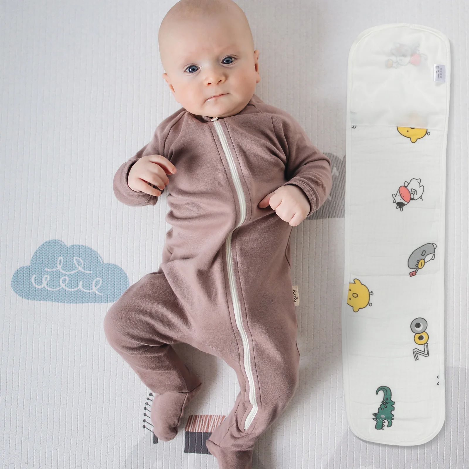 

1 шт., защита для живота ребенка, дышащий хлопковый пояс для пупка, регулируемый детский пояс для живота, мягкий, приятный для кожи пояс для новорожденных