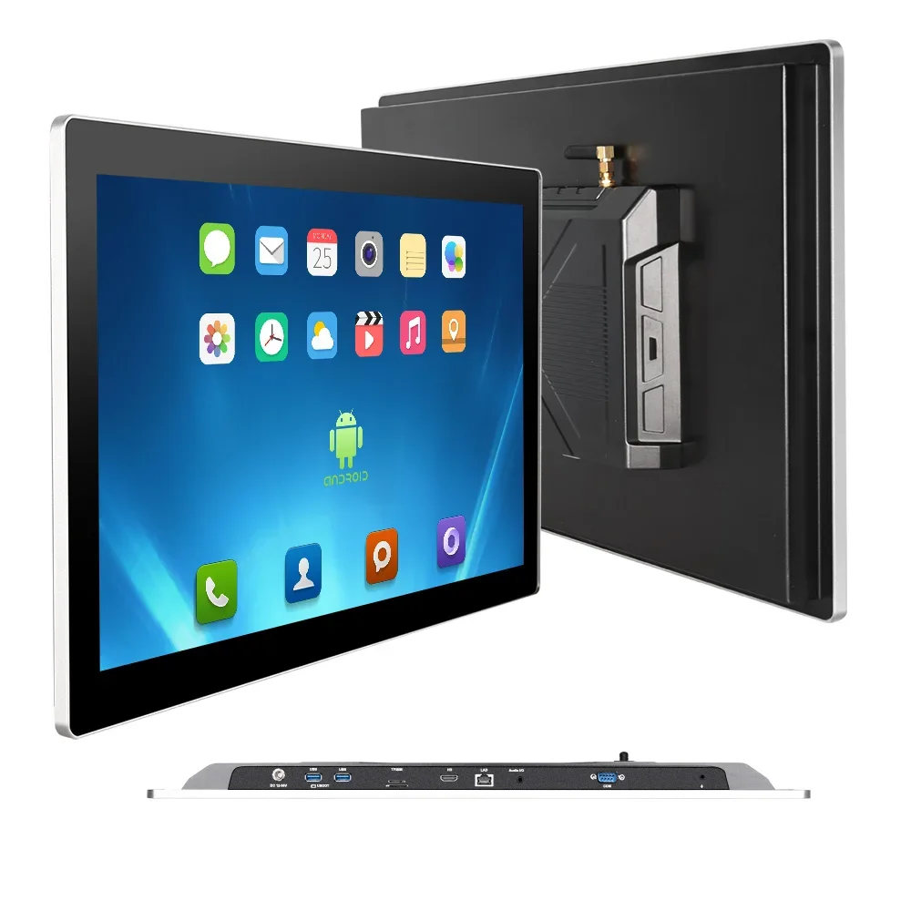 2026 OEM High Brightness IP65 10-Point Capacitive Touchscreen Aluminum Alloy 3-Year Warranty Android/Linux Panel PC Industrial