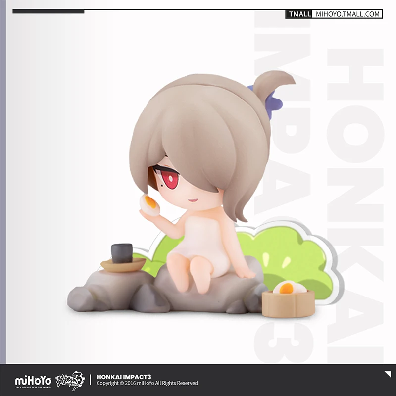 Genuine miHoYo Honkai Impact 3 Yae Sakura Rita Rossweisse Kiana Kaslana Raiden Mei Hot Spring Holiday Version Q Anime Model