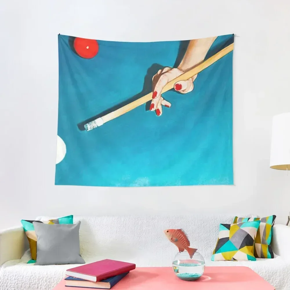 

The Pool Table Retro Tapestry Room Decoration Korean Style Living Room Decoration Room Decorations Tapestry