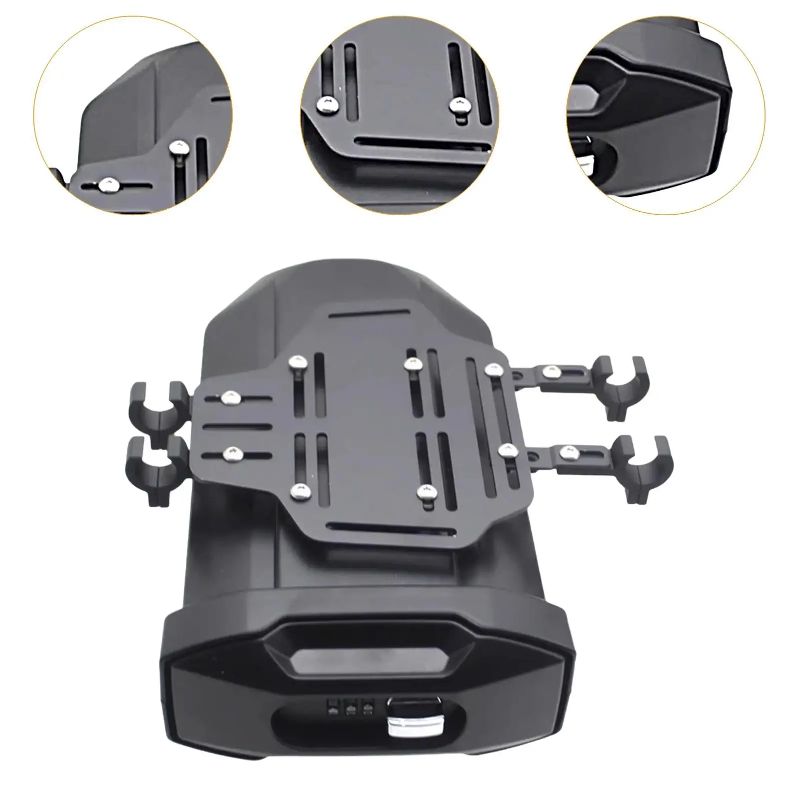 

Motorcycle Storage Box Expedition Vehicle Tools Case Solid 3.8 Liters Waterproof