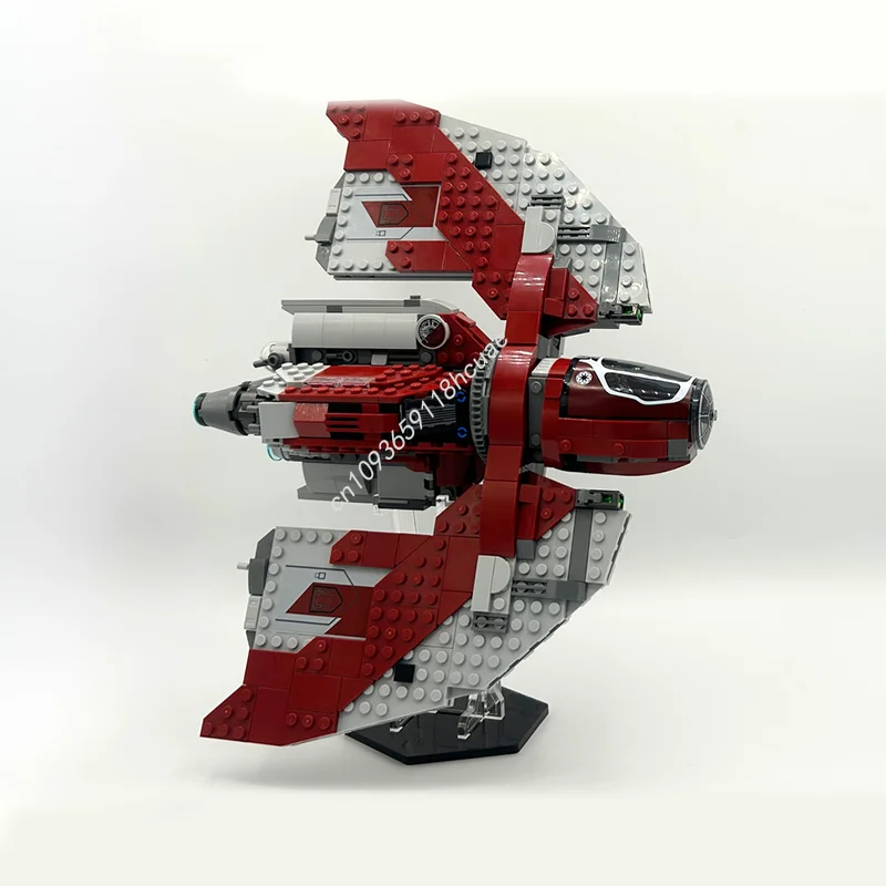 

745 шт. MOC Cockpit Wing Fix T6 Shuttle Star Battle Модель Строительные блоки Образование Сборка День рождения Детские игрушки Рождественские подарки