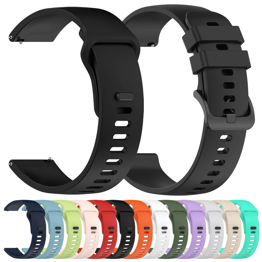 20mm 22mm Silicone Strap For Garmin Venu 3 Band Forerunner 570 265 255 Music Vivoactive 4 5 6 Bracelet Garmin Venu Sq2 Plus Belt