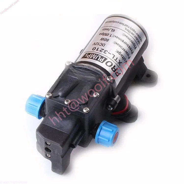 

3210 водяной насос высокого давления, мощный электрический мембранный насос, самовсасывающий 100 Вт 12 В 24 В 48 В 60 В