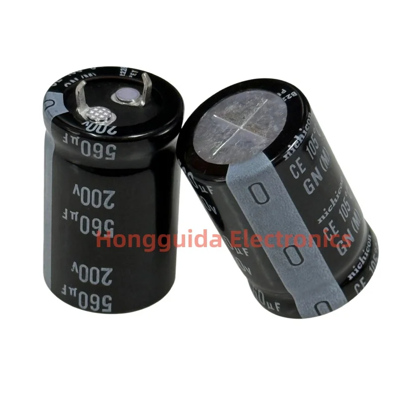 2Pcs-10Pcs 200V560Uf 22X35 Gn 105 Degree Nichicon Electrolytic Capacitor 560Uf200V