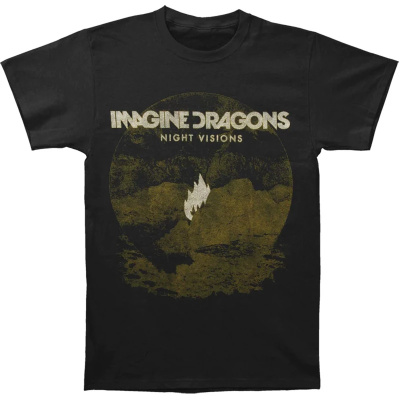 Summer Rare Imagine Dragons Band - American Indie Rock Band - American Retro Men's Loose T-shirt