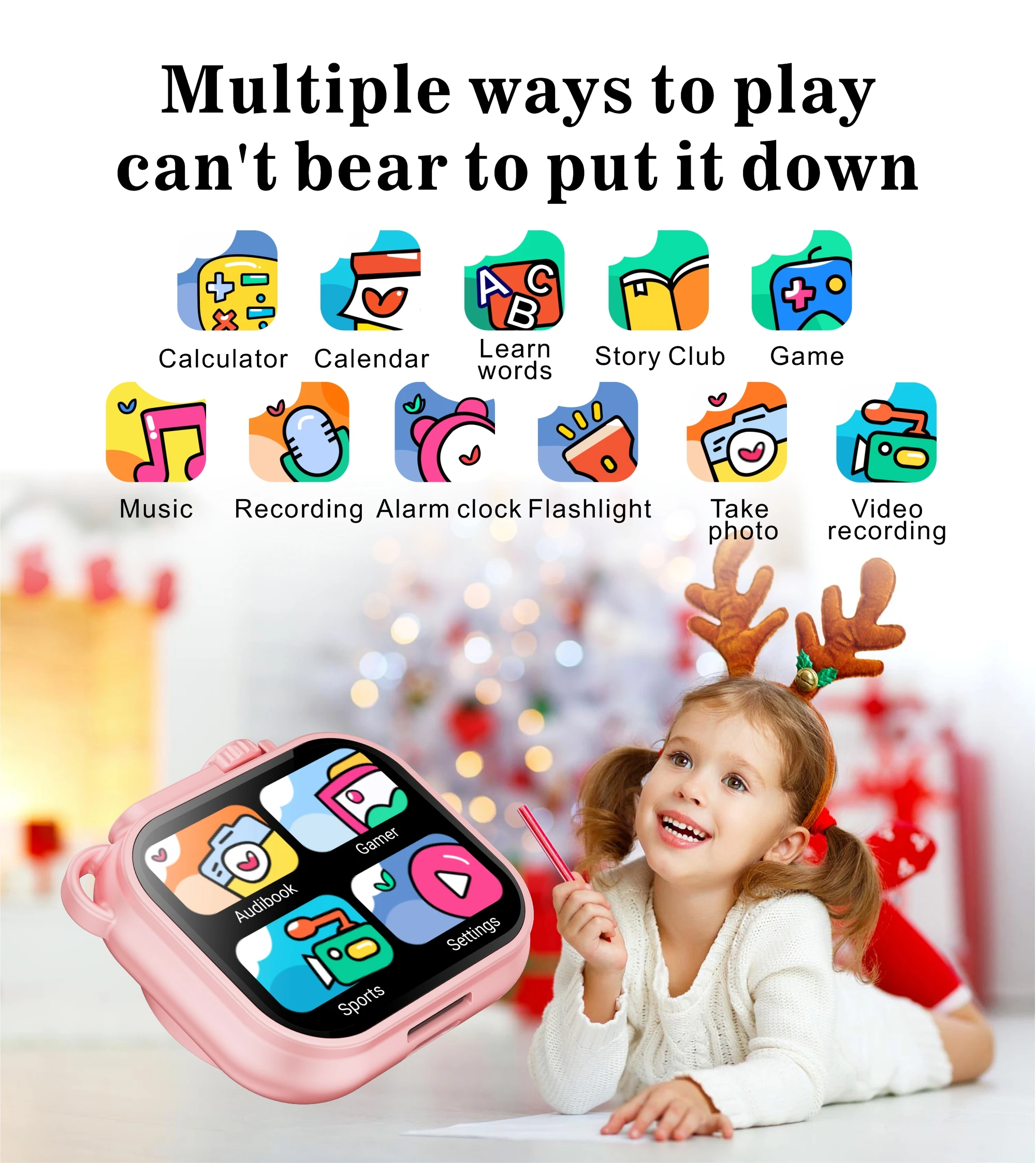 2026 Mini Children's Cameras 1.58 Inch 1080P Very Small Camcorder Audio Video Recorder Support Memory Card Retro Keychain Camera