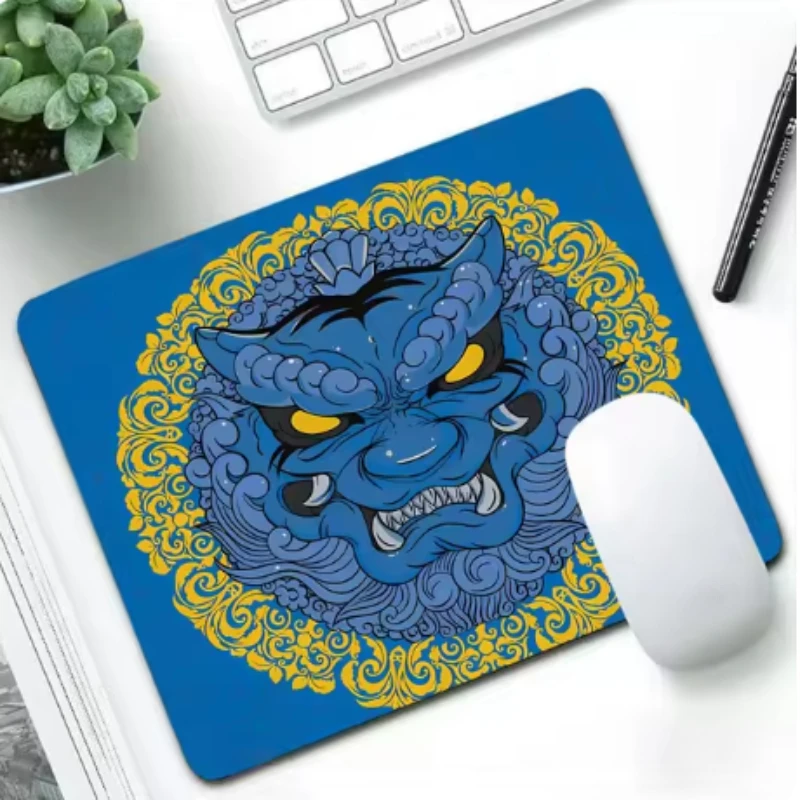 Chinese Dragon Small Mouse Mat Natural Rubber Anti Slip Easy To Clean For PC Laptop Desktop Gaming Accessories Office Desk Pad