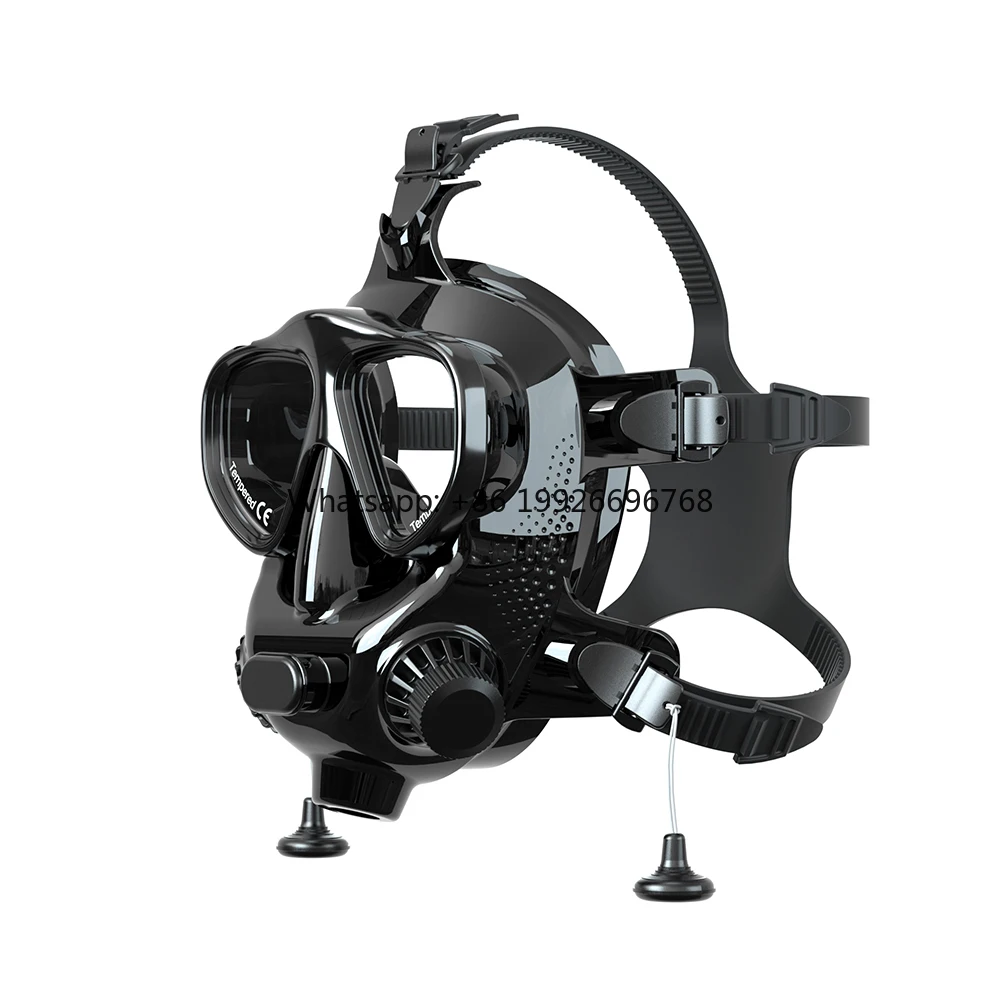 

Full Face Surround 180 Degreed Underwater Breathing Wit 2nd Stage Regulator Scuba Diving Equipment Diving Mask factory
