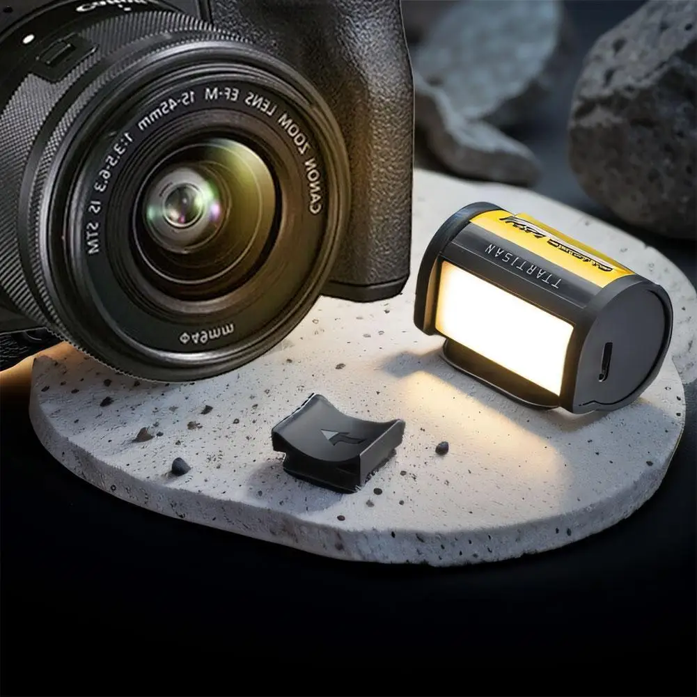 

LED Light, Rechargeable Mini LED Camera Light For Photography, Super Mini, Magnetic Mount With 0-180 Degrees Adjustment