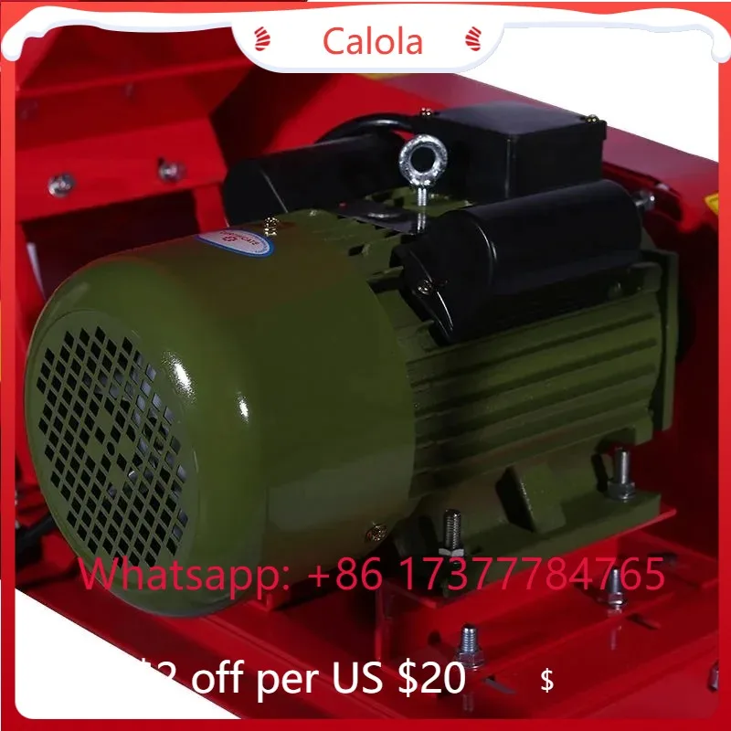 

Electric Mulcher Chipper Shredder, 220V 2800RPM Branch Wood Crusher for Farm Garden Waste Processing