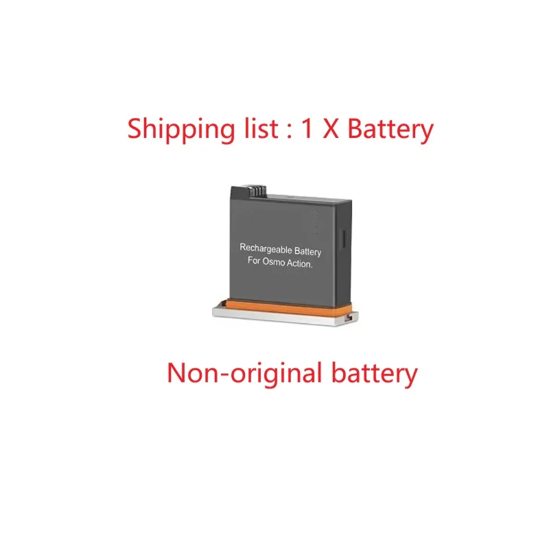 3 Slots/Dual Charger Battery Charger Batteies Charging/Battery Case/Box/Action Battery For DJI Osmo Action 1 Camera Accessories