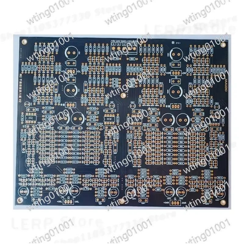 for M2 Fully Balanced Preamplifier with Zero Negative Feedback High Fidelity Current Transfer Design Audiophile Grade Audio