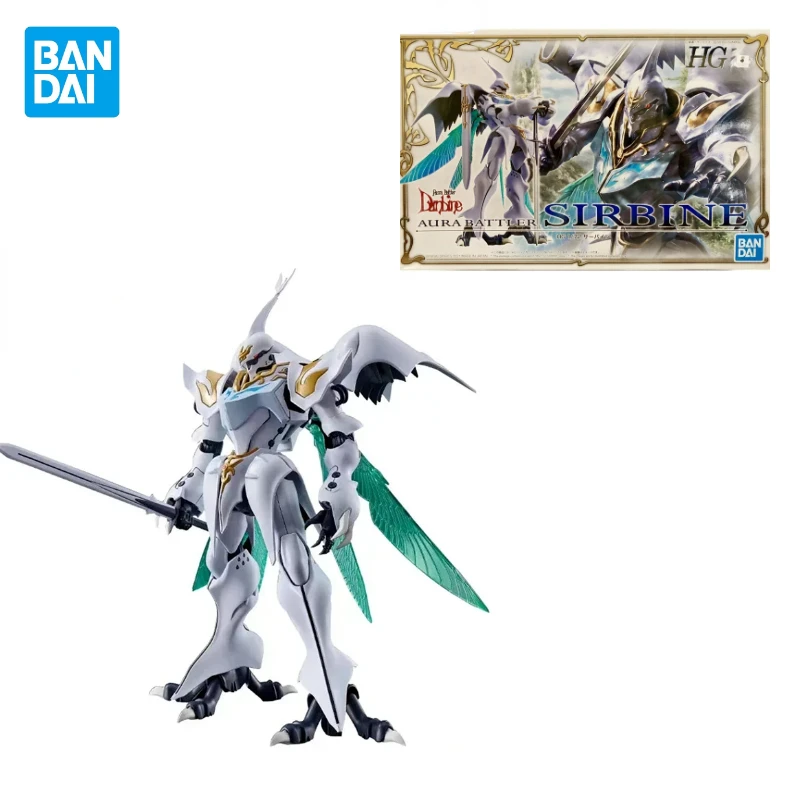 In Stock Original Bandai HG 1/72 Jihad Shideng Pa Aura Battler Dunbine Assembly Anime Action Figure Model Toys Collectible Gifts