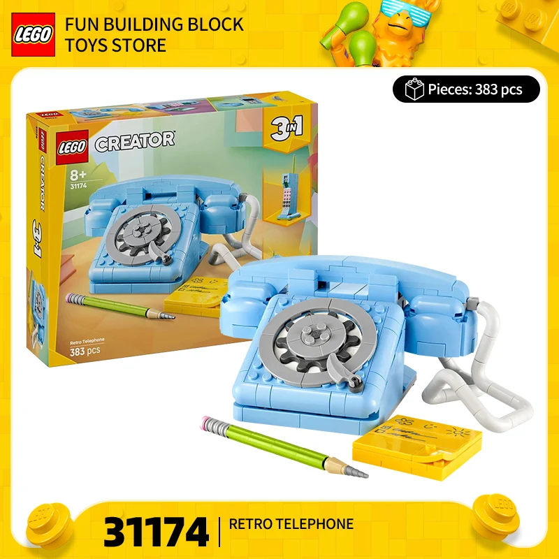 

LEGO Creative Versatile Series 31174 Retro Mobile Building Block Model Puzzle Toy Gift