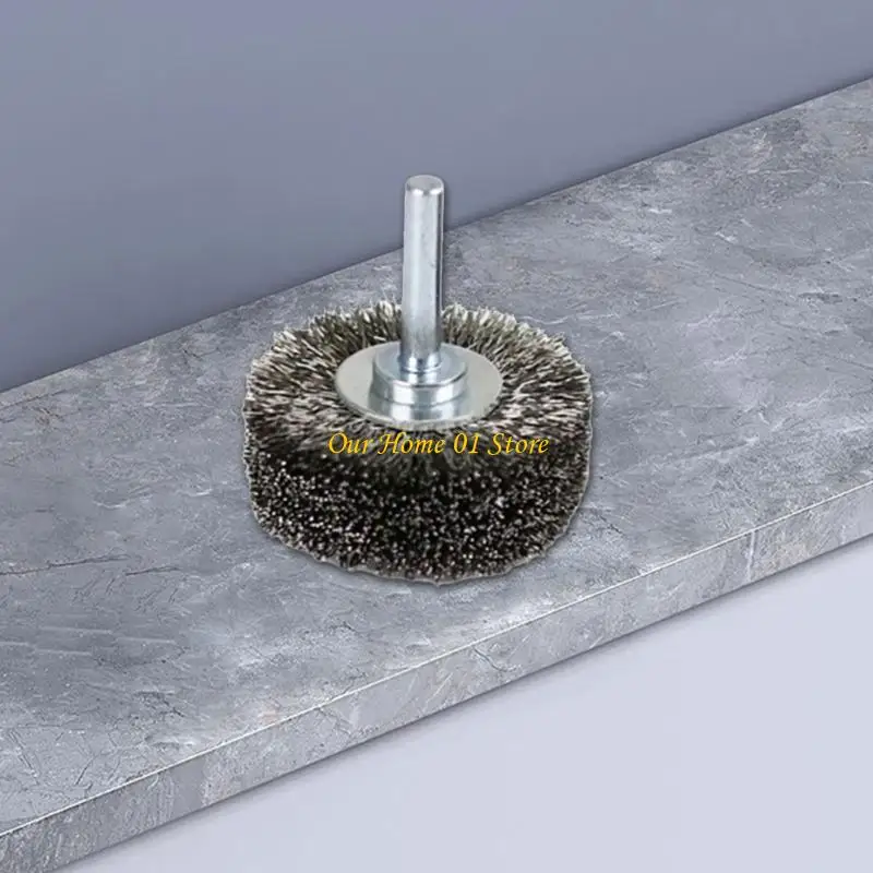 M4YC 50mm Stainless Steel Wire Wheel 20mm Thick Rusts Scouring Brush Compatibles with 1/4" Shank Tool for Polishing Grinding