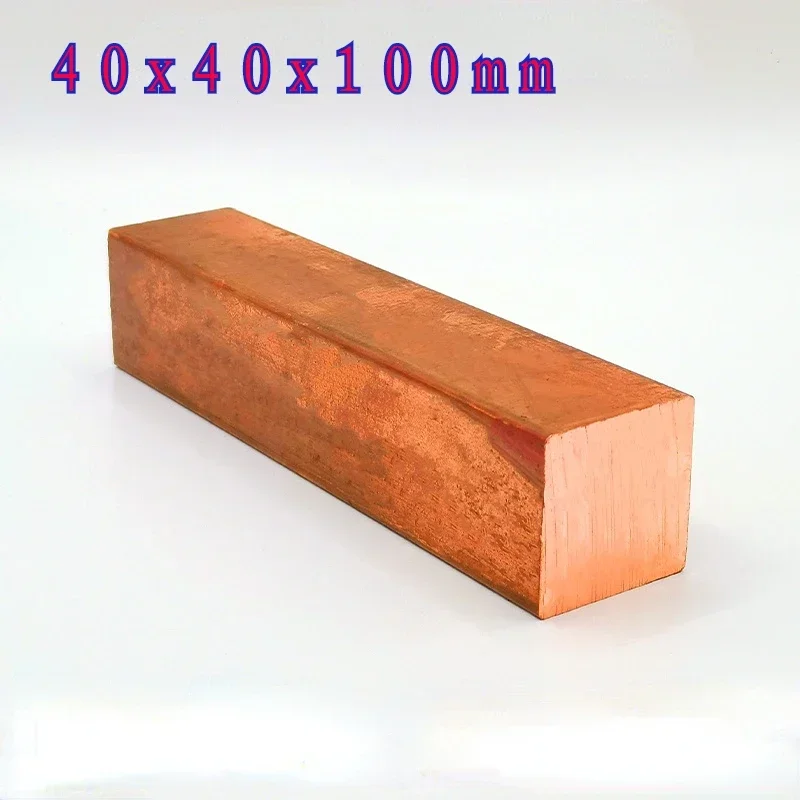 40-50mm T2 Copper Block Square Bar Material