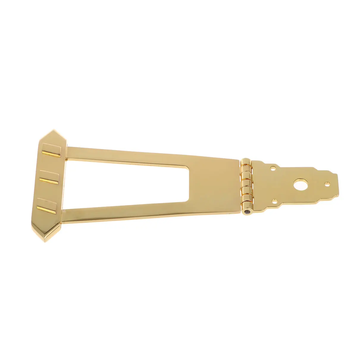 

6 String Jazz Bridge Acoustic Guitar Saddle Replacement Parts Tailpiece Short Square Head