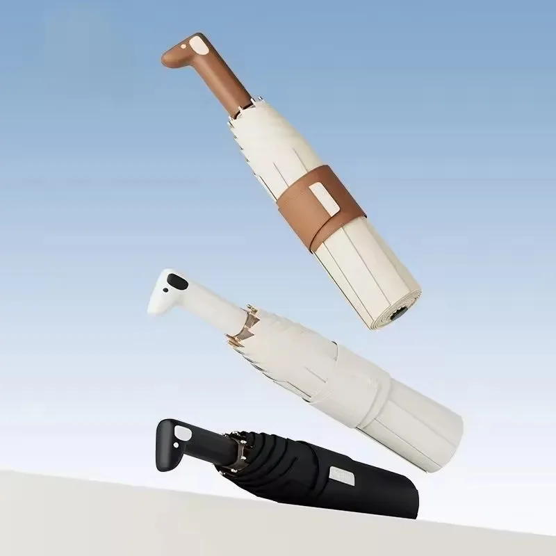 ZUODU Cute Pet Umbrella Multi-function Dual Use of Rain Sunny Sun Protection Wind Resistance Reinforced Portable Folding