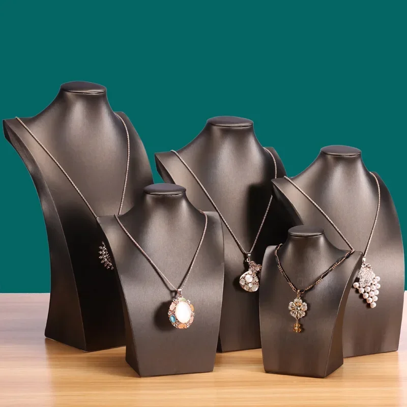 Stand Mannequin Bust Necklace Display Rack Jewelry Display Stand Earrings Organizer Holder Necklace Exhibition Display Shelf