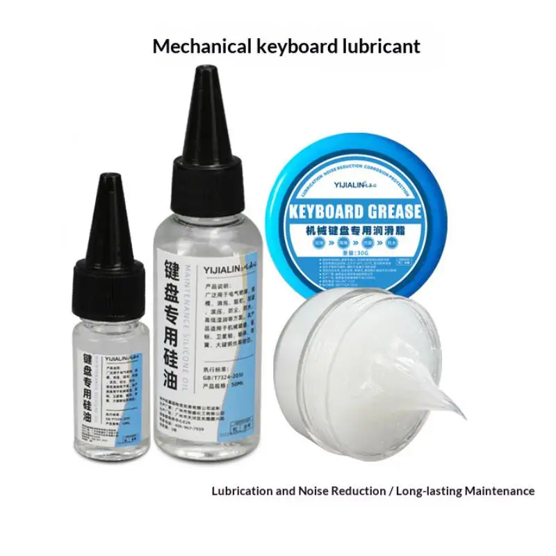 Mechanical Keyboard Mouse Lubricant Universal Compatibility Non-Toxic Oil for All Keyboard Switches Mice Parts Repair 10ml