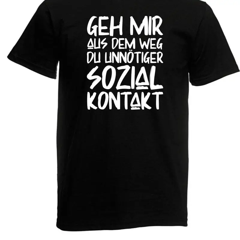 Мужская футболка I Get Out Of My Way You Unnecessary Social Contact от L до 5XL