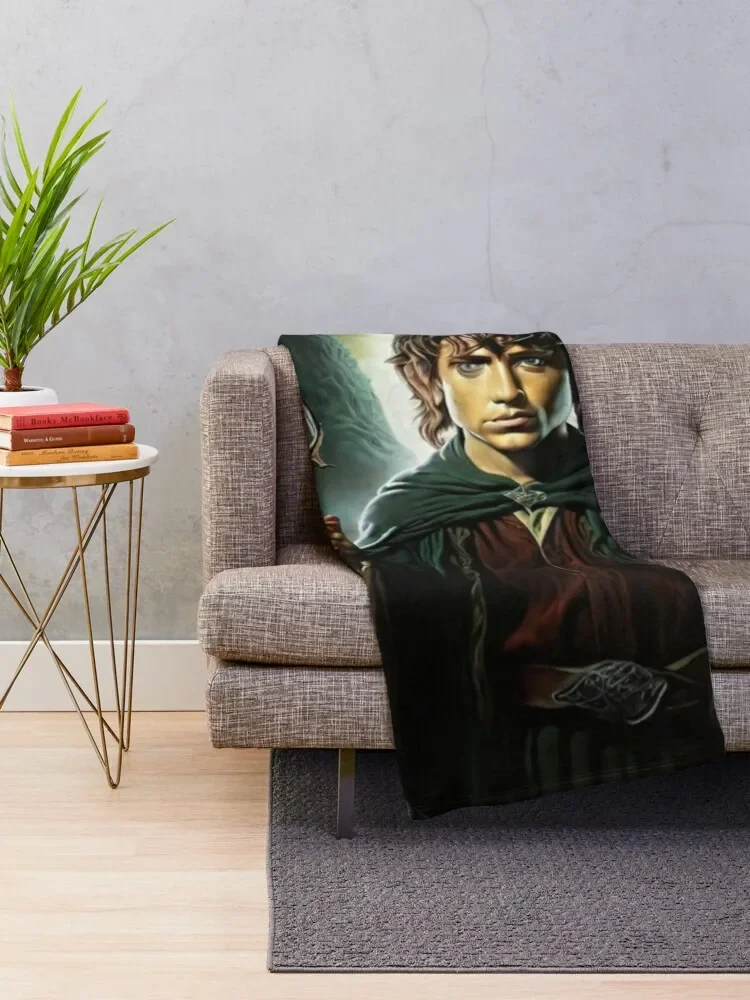 Lord of The Ring T-shirts, stickers, clothing, and other accessories Sticker Throw Blanket Polar Soft Blankets